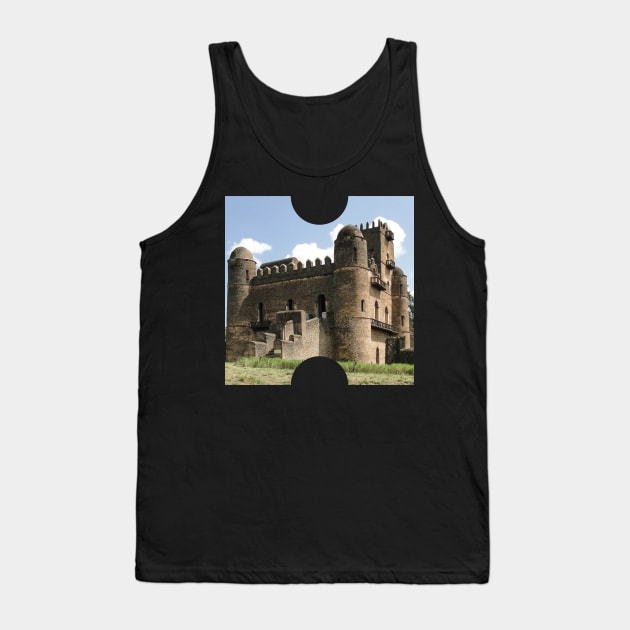 Fasil Ghebbi – a Fortress city, Gondar Tank Top by Amharic Avenue